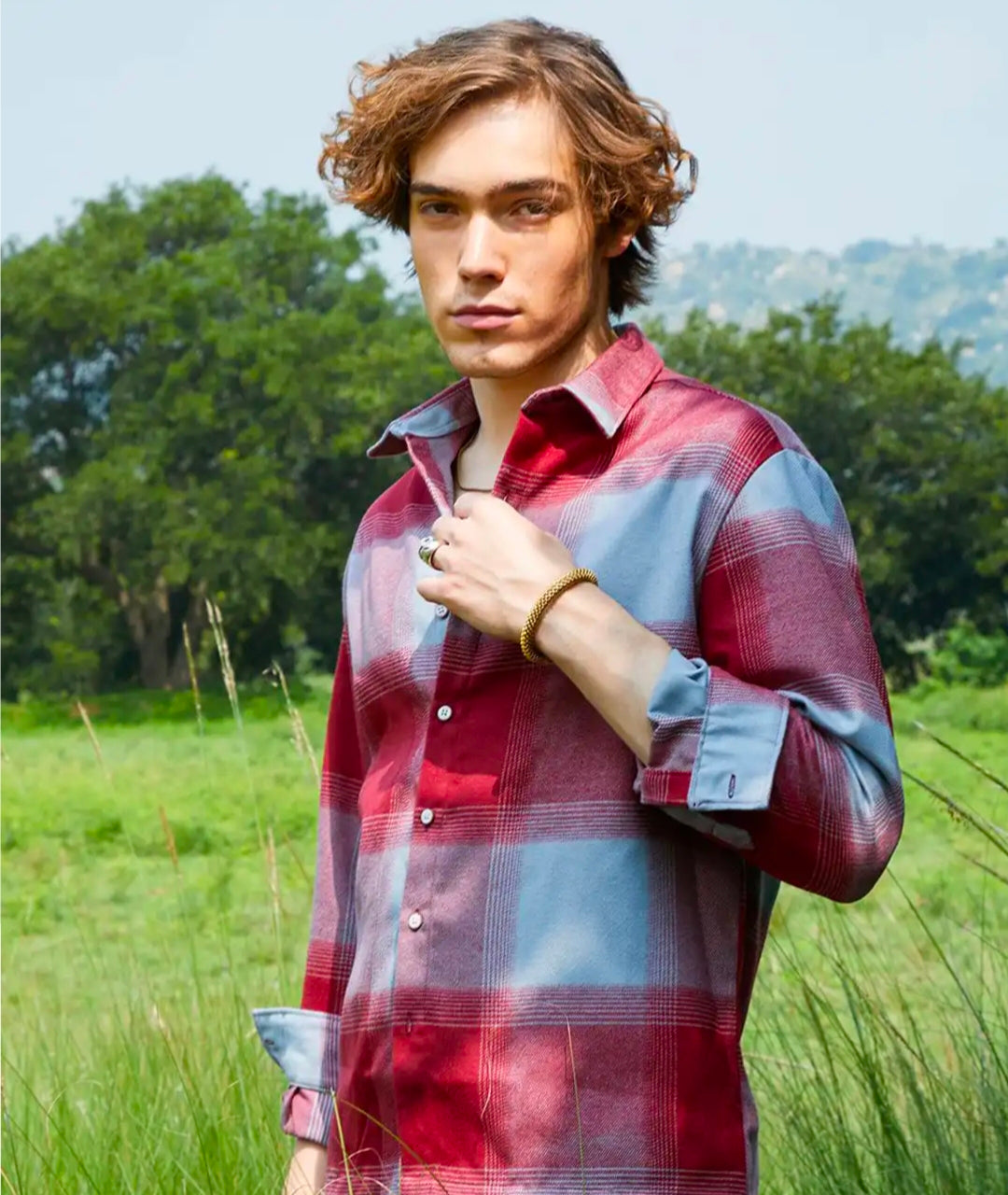 Men Comfort Checked Casual Regular Fit Shirt