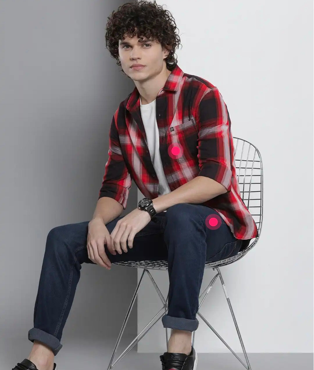 Men Comfort Opaque Checked Casual Shirt