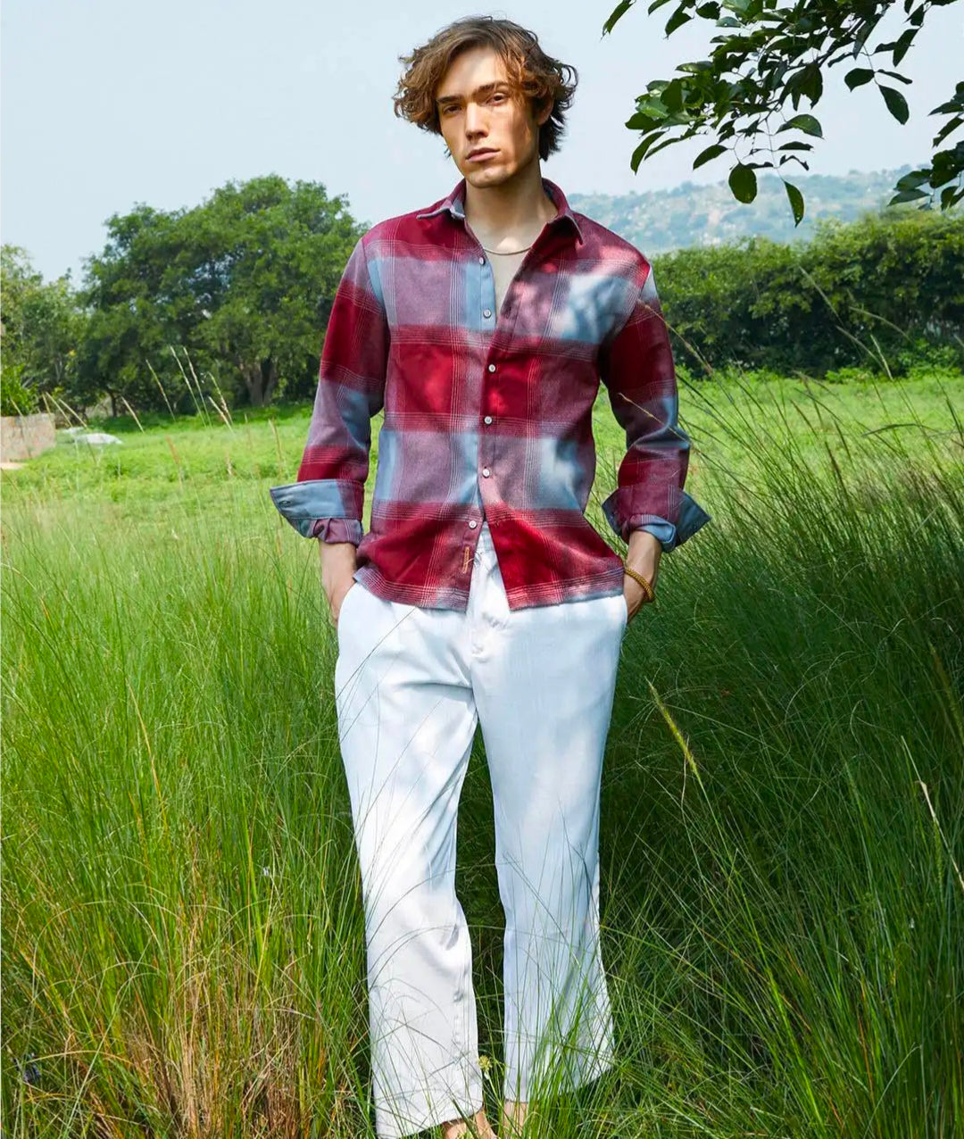 Men Comfort Checked Casual Regular Fit Shirt