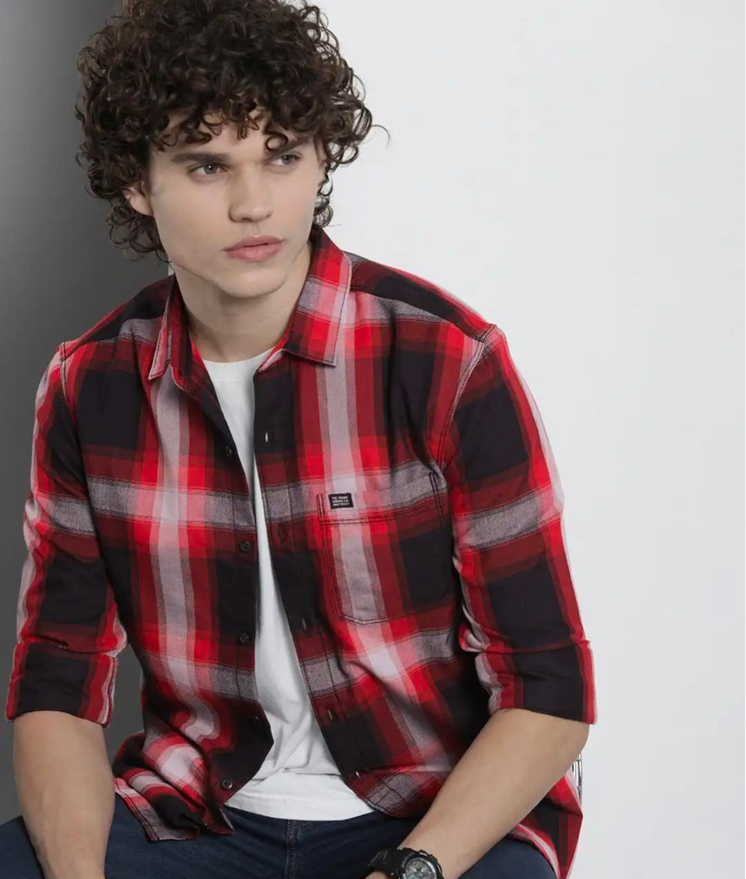 Men Comfort Opaque Checked Casual Shirt